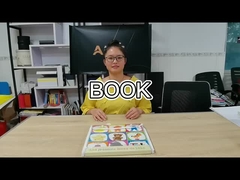 Niños Libro de inglés 9pcs Libro de papel cognitivo pequeño Impreso a medida