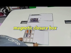 Embalaje de caja de cartón rígido y duro con li magnético