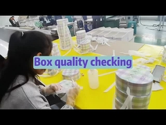 Caja de regalo de dulces de Pascua en forma de huevo impresa papel Kraft corrugado para chocolate