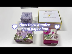 ¿Cómo hacer una caja de papel de jabón personalizada?
