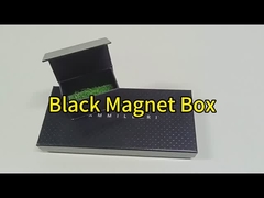 Cajas rígidas con cierre magnético negro Cajas de regalo de cartón con cierre magnético ISO aprobado