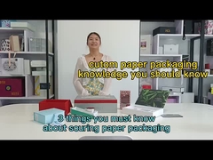 Embalaje de cajas de papel cosmético impreso a medida Top para embalar perfumes desechables
