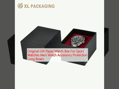 Caja de relojes de papel de regalo original para relojes deportivos relojes de hombre relojes de protección de accesorios cajas largas