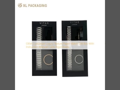 OEM personalizar de lujo de textura de papel Reloj caja de regalo con instrucciones Manual de tarjetas Cajas rígidas