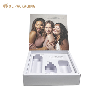 comprar Papel de impresión blanco Caja de papel cosmético Caja de embalaje de cierre magnético con EVA online manufacture