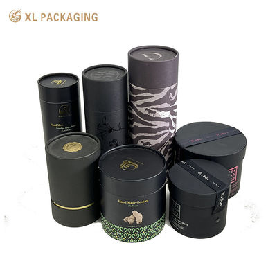 comprar Tubo de papel de pasta de Kraft biodegradable de grado alimenticio grueso con opciones de acabado personalizables y estructura de tapa ajustada para té suelto Granos de café Caramelo chocolate Fabricación en línea
