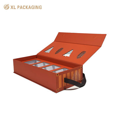 comprar Caja de regalo de panadería de cartón reciclable grueso impresa personalizada con cierre magnético estilo libro e inserto de papel de aluminio Fabricación en línea