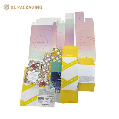 comprar Envase XL Impreso Cosmético Cartón Plegable Caja de papel de color rosado Gradiente Cartón de papel para el cuidado de la piel Caja de cartón con aceite esencial Fabricación en línea
