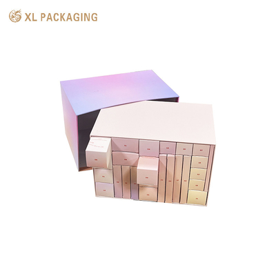 comprar 24 cajones Caja de calendario de Adviento personalizado Papelería de regalo Caja de calendario de Adviento online manufacture