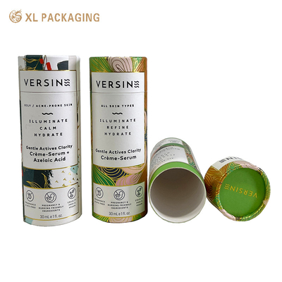 comprar Fábrica de Embalaje Personalizada XL Tubo de Papel Ecológico para Aceite Esencial Tubo de Cartón Redondo con Lámina Dorada para Brillo Labial Fabricación en línea