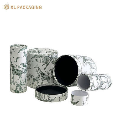 comprar Caja cilíndrica de papel personalizada al por mayor con borde plano, embalaje redondo grande con logotipo en relieve para bolsos y accesorios de moda Fabricación en línea