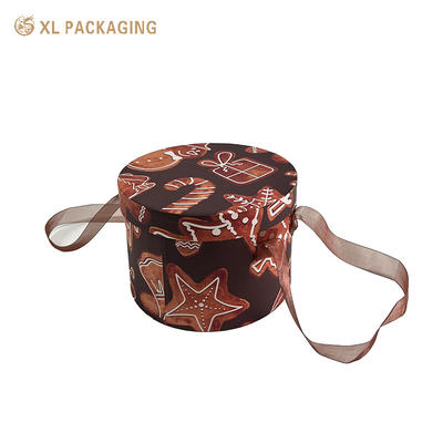 comprar Caja de regalo de cilindro de mango Caramelo Gran vela de regalo dibujos animados juguete de flores de embalaje de artesanía tubo de papel con logotipo online manufacture