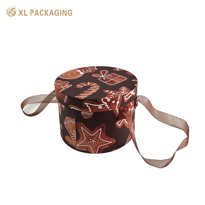 comprar Caja de regalo de cilindro redondo con mango para velas, flores y regalos Fabricación en línea
