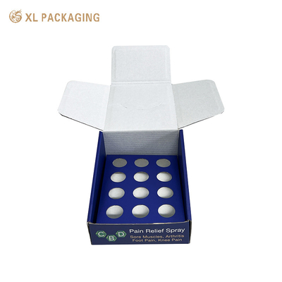 comprar Impresión a medida Estante de cartón Papel de envío Caja de exhibición plegable para supermercado online manufacture