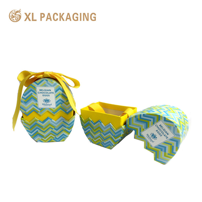 comprar Caja de regalo de dulces de Pascua en forma de huevo Caja de regalo de chocolate de papel Kraft corrugado online manufacture