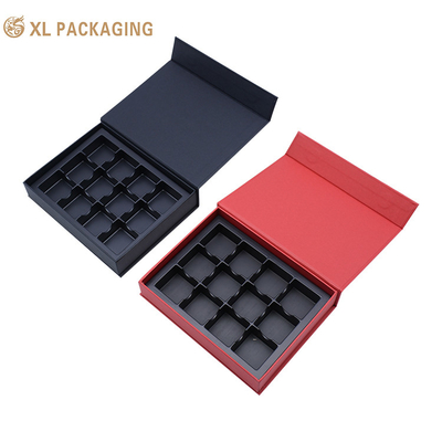 comprar Caja de regalo de embalaje magnético de chocolate Cajas de regalo de papel kraft rígido con bandeja de plástico online manufacture