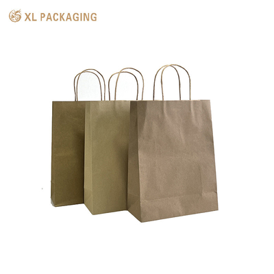 comprar XL Packaging Fábrica de cajas de embalaje personalizadas Bolsas de regalo de papel impreso Bolsa de papel reciclado Papel Kraft Caja de papel de alta calidad para cosméticos y ropa Con logotipo Fabricación en línea