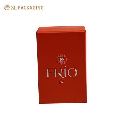 comprar Caja de regalo de lujo a prueba de golpes con doble ranura moldeada a medida, con papel artístico rojo mate resistente a las huellas dactilares y estructura sellada de tapa y base en dos piezas Fabricación en línea