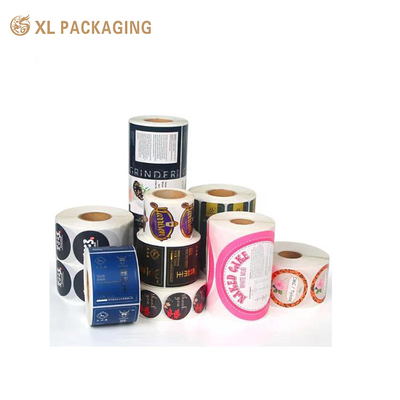 comprar Envase XL Etiqueta de pegatina de papel personalizada 5000pcs Rollo Diseños personalizados pegatinas de boda redonda Decoración floral para álbum de recortes Fabricación en línea