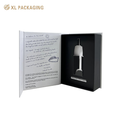 comprar Caja de papel para el cuidado de la piel de tamaño pequeño Caja de regalo cosmética blanca negra Caja de embalaje de tarjeta Papel de inserción de imán Caja online manufacture