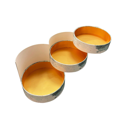 comprar Estampado en caliente manejo de la superficie personalizado de lujo de tres capas de forma redonda cilindro tubo de papel para el té de chocolate en color CMYK online manufacture
