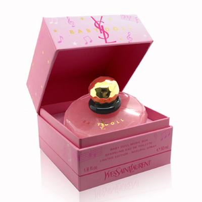 comprar Logotipo personalizado Estampado de papel aluminio Logotipo con perchas Enlace de carcasa Forma de papel vela Perfume Embalaje de regalo Caja para 100ml 50ml 30ml Fabricación en línea