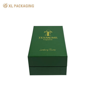 comprar Caja rígida de perfumes de lujo con logotipo personalizado Estampado en caliente Papel de arte reciclable y forro flocado a prueba de choques Fabricación en línea