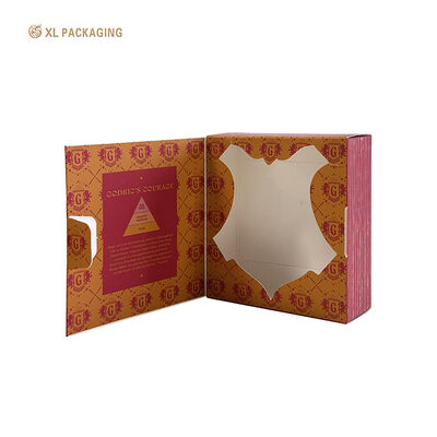 comprar Caja de jabón plegable de papel de tarjeta de 350 g/m² con logotipo de lámina dorada y ventana troquelada para envío plano Fabricación en línea