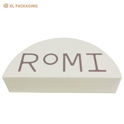 comprar Base de tapa rígida semi-círculo vinculada caja de embalaje de papel de chocolate galletas colección cosmética Fabricación en línea