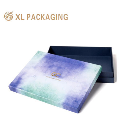 comprar Set de regalo de vacaciones de color degradado, caja rígida, logotipo de lámina dorada, embalaje de té personalizado Fabricación en línea