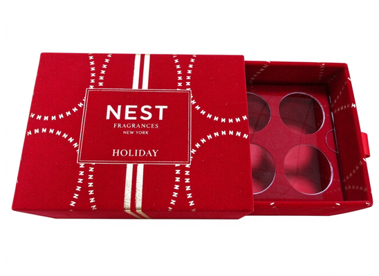 comprar Skincare Drawer Box Red Pantone Printing Paper Tray Holder Custom Logo Wholesale Fabricación en línea