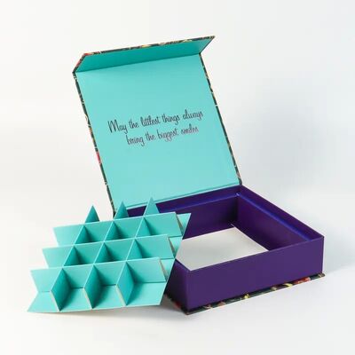 comprar Tamaño personalizado Caja de regalo magnética Pantone Impresión a color Conjunto de chocolate Caja de embalaje Fabricación en línea