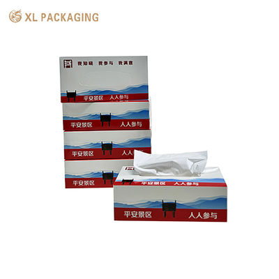 Caja de papel tisú facial personalizable de 3 capas de pulpa de madera virgen para lugares escénicos