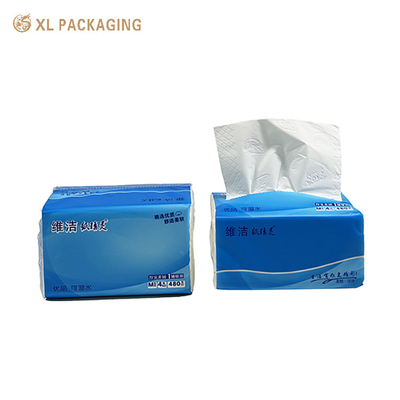 Papel facial de pulpa virgen blanca Papel de absorción de agua de 3 - 4 pli para uso doméstico