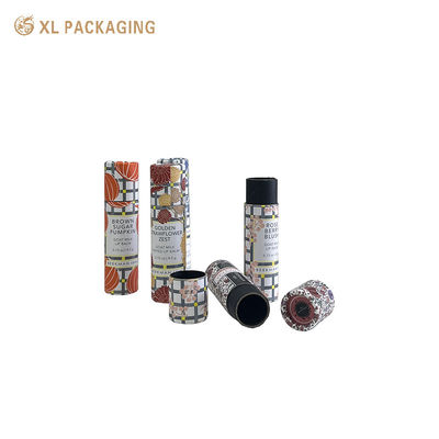 Tubo de bálsamo labial de papel personalizado, tubo de papel de cartón de 1.5 mm, embalaje cilíndrico cosmético de papel recubierto de 157 g/m² para lápiz labial