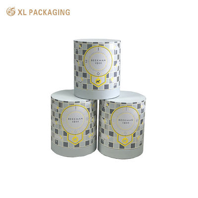 Tubo de papel rígido grueso con impresión personalizada de alta precisión y tapa y base bien sellados para un embalaje seguro