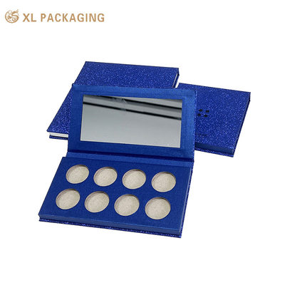 Maquillaje Embalaje Impreso Personalizado Caja Rectangular Embalaje de Paleta de Sombras Oculares Vacías