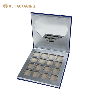 Rectángulo Paleta personalizada de sombras de ojos vacías Panelas Casilla de sombras de ojos Envasado en contenedor
