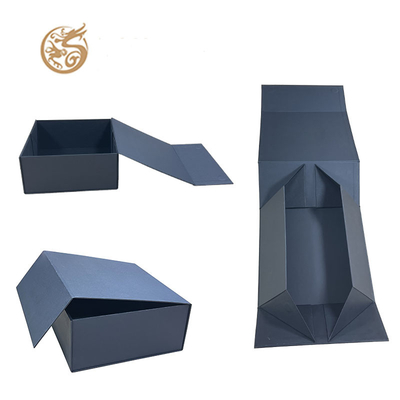Caja de embalaje de botellas negras magnéticas para el cuidado de la piel Vino de lujo Caja de cierre magnético con bandeja de espuma blanda Estampado de papel de oro y embalaje protector de cartón rígido para botellas de vidrio Regalos y marca