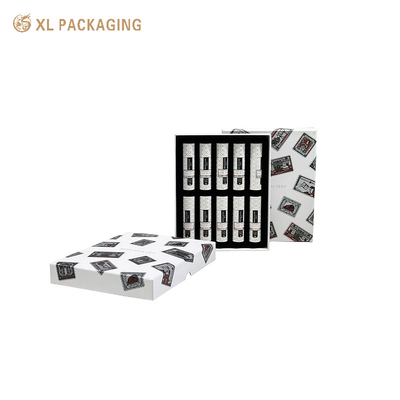 Envases al por mayor de papel rígido envases cosméticos de lujo envases de lápiz labial envases de brillo labial