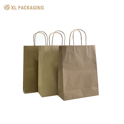 Bolsas de regalo de papel Kraft reciclado