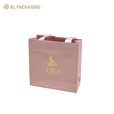 Bolsas de regalo de papel personalizadas con logotipo y mangos reforzados
