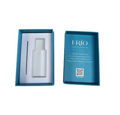 Cuadro de tapa y base personalizado con acabado de láminación mate de papel de oro y inserción EVA para velas de aromaterapia