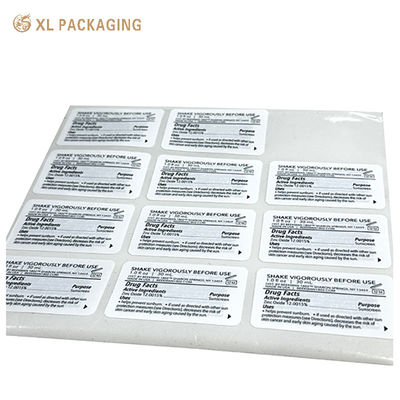 Pegatinas personalizadas para botellas de perfume, etiquetas de papel personalizadas XL con acabado de lámina dorada impermeable de vinilo