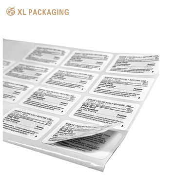 Etiqueta de pegatina de papel impermeable Envasado de caja autoadhesiva Etiqueta de advertencia frágil