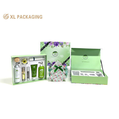 XL Packaging Fábrica de Cajas de Embalaje Personalizadas Ecológicas con Logotipo Personalizado Cierre Magnético Caja de Cosméticos de Lujo Grande Embalaje para el Cuidado de la Piel con Bandeja Extraíble Cartón Duradero Perfecto para Regalos y Marca