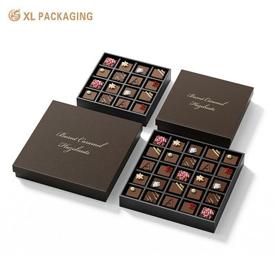 Caja de regalo de cartón de cartón para embalajes de chocolate personalizables