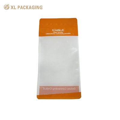 Bolsas de cremallera Mylar impresas a medida con ventana transparente para electrónica