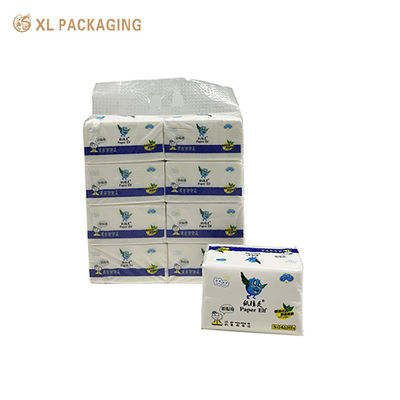 Papel de tejido facial de madera virgen impreso a medida con fuerte absorción de agua para uso minorista y promocional