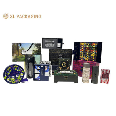 Caja de regalo magnética de lujo con logotipo personalizado y papel de arte de 350 g para el embalaje de paquetes de regalos premium
